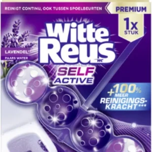 Witte Reus Toiletblok Self Active Lavendel - 1 stuk