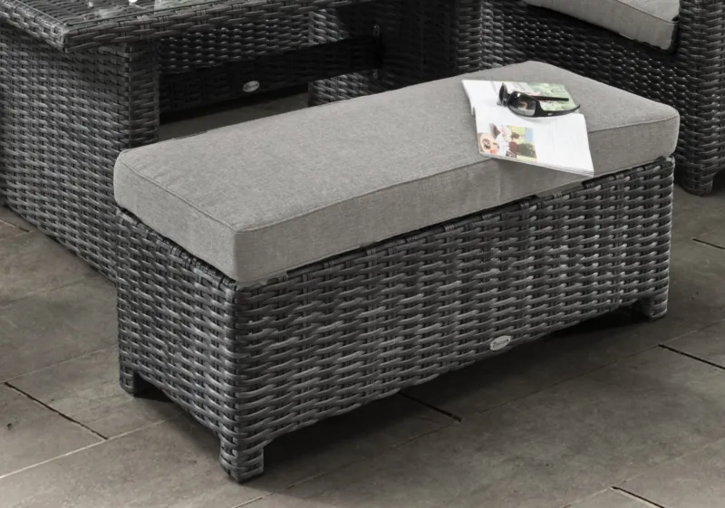 Loungegruppe SANTA PONSA DELUXE mit Esstisch Detail Bank