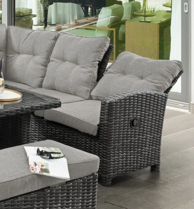 Loungegruppe SANTA PONSA DELUXE mit Esstisch Detail