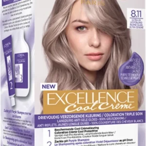 L'Oréal Excellence Cool Cream 8.11 - Ultra Ash Lichtblond