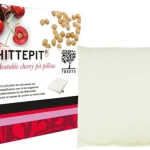 Hittepit Kersenpitkussen Vierkant Wit
