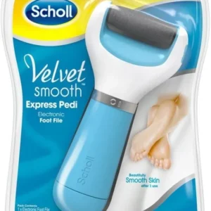 Velvet Smooth Elektronische Voetvijl Blauw - 1 stuk - Verpakking beschadigd
