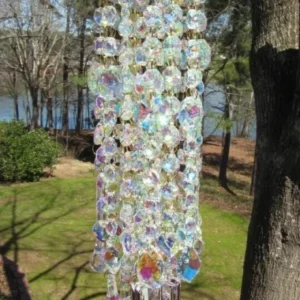 Crystal Garden Wind Chime Rainbow Prism Suncatcher Design - Product showcase
