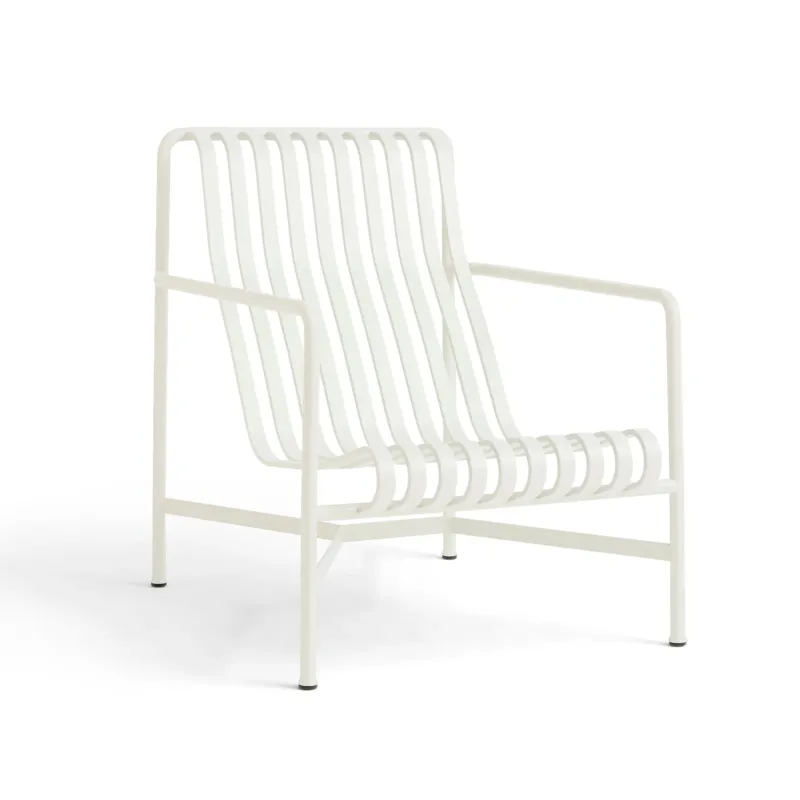 Palissade Lounge Chair High, cream white von HAY