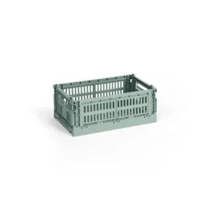 Colour Crate small, Sage green von HAY