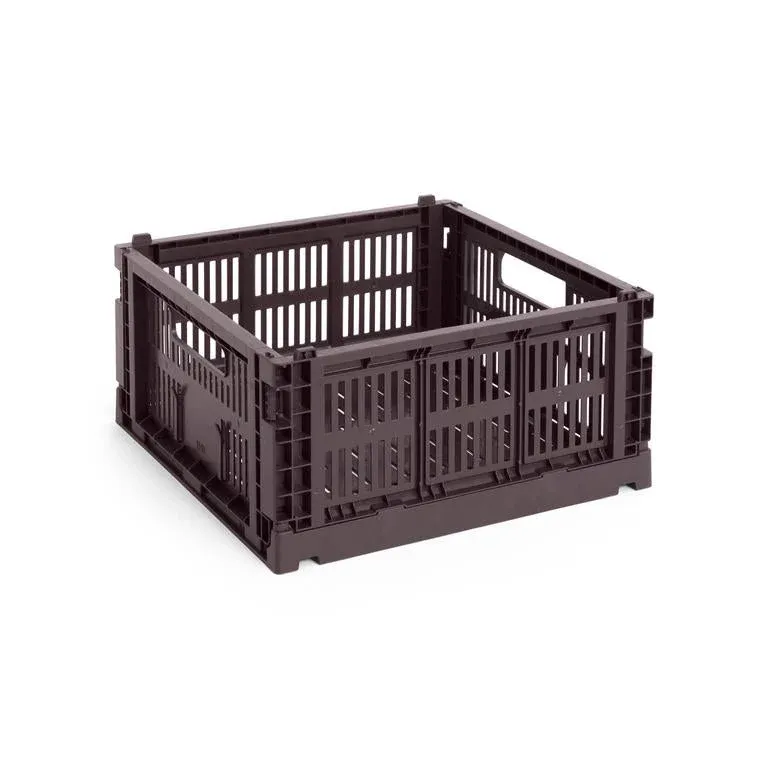 Colour Crate Medium Square, Bordeaux von Hay