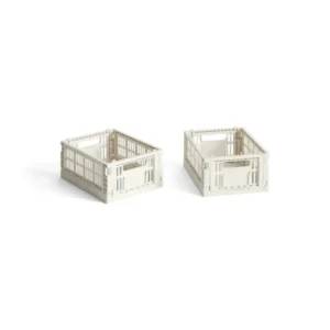 Colour Crate Mini 2 Stk., off white von HAY