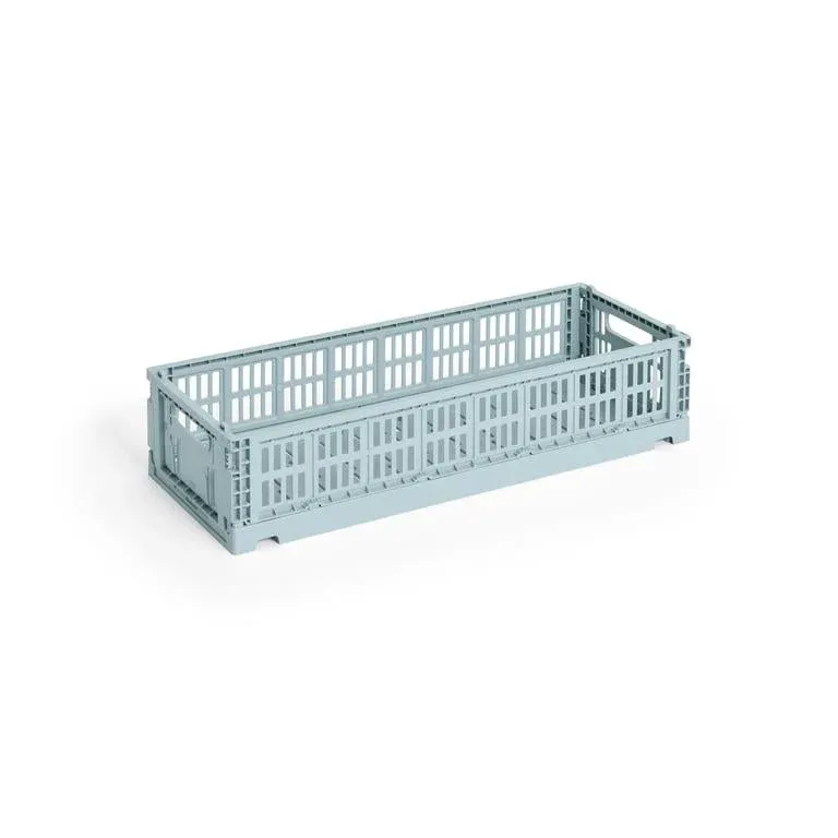 Colour Crate Mini Oblong, Dusty blue von HAY