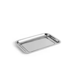 Essential Steel rechteckiges Tablett von HAY