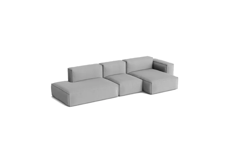 HAY Mags Soft Low Armrest 3 Pers. Sofa mit abnehmbarem Bezug, Kombination 4 rechts – Bild 2