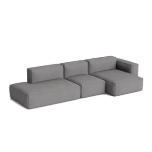HAY Mags Soft Low Armrest 3 Pers. Sofa mit abnehmbarem Bezug, Kombination 4 rechts
