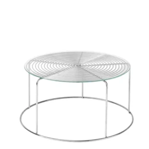 &Tradition Wire VP17 Couchtisch mit Glasplatte
