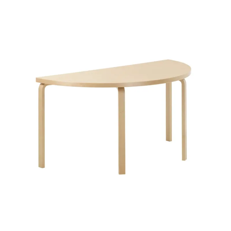 Aalto Table Half-Round 96, Ø150 cm von Artek