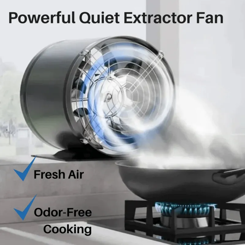 Quiet Extractor Fan 32dB Low Noise Bathroom Ventilation - Product example