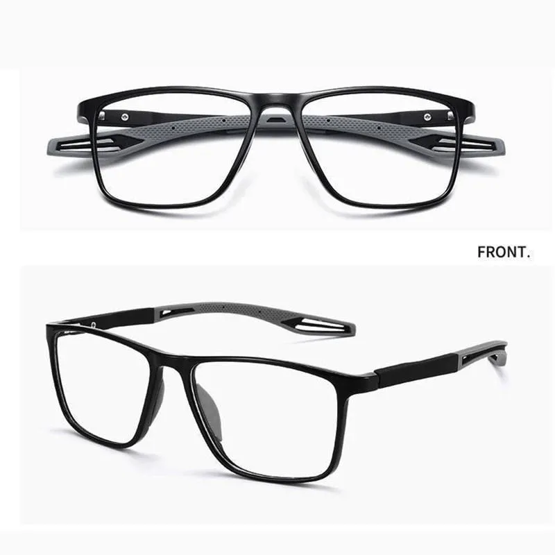 Multifocal Reading Glasses Ultralight Polycarbonate Frame with Red Accents - Product detail 4