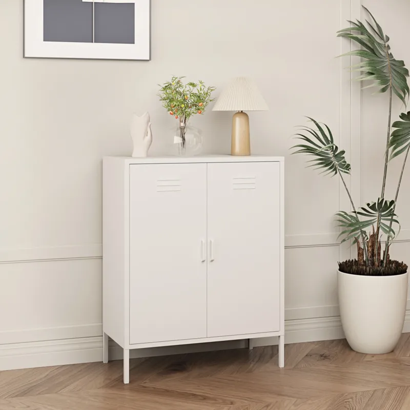Büroschrank Pyhäranta Metall [en.casa]