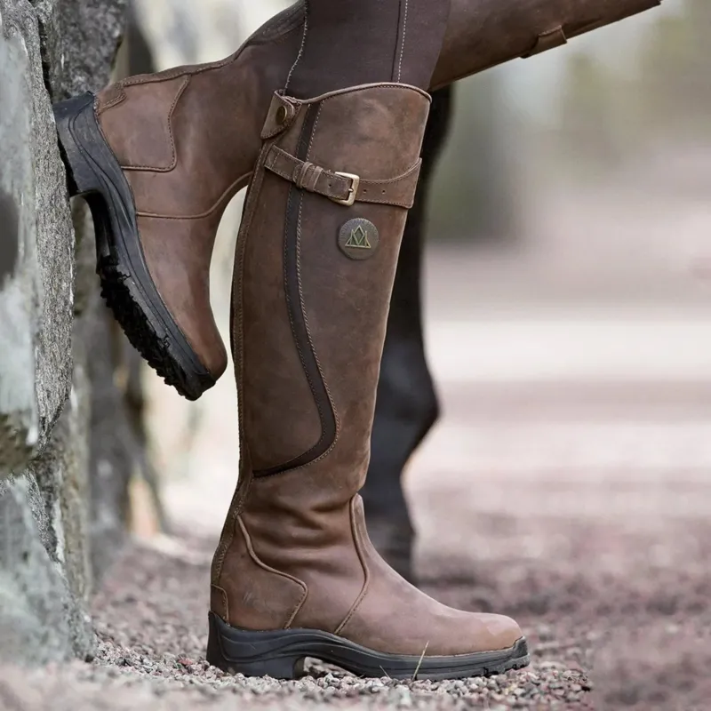 Premium Winter Riding Boots Waterproof Leather Design - Product showcase