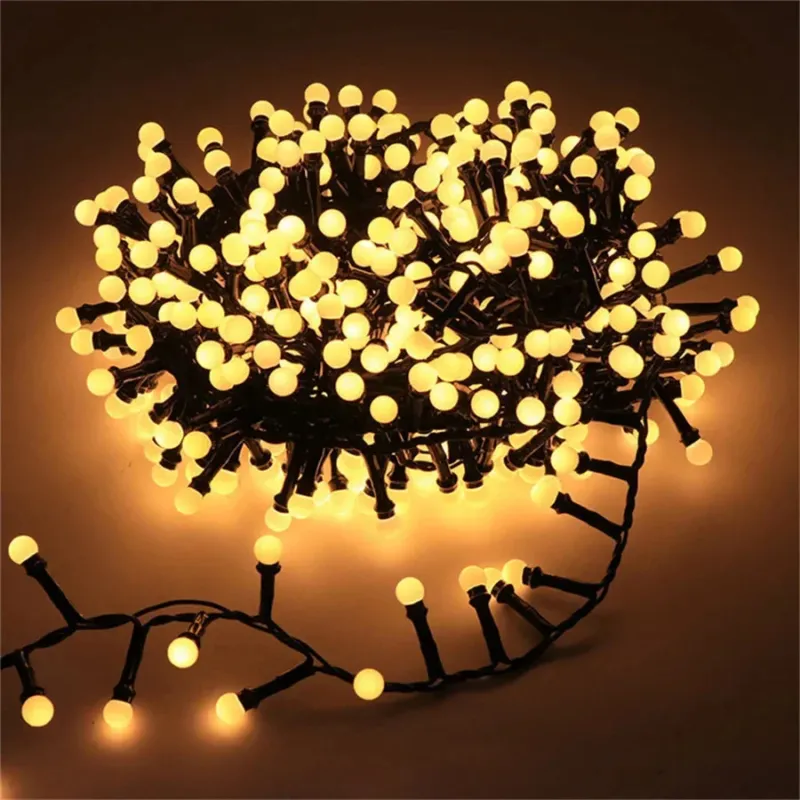 Multicolor LED String Lights Waterproof Globe Fairy Lights - Detailed view