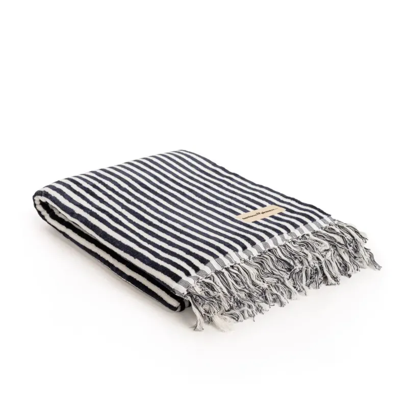Business & Pleasure Strandtuch - Farbe Navy Stripe