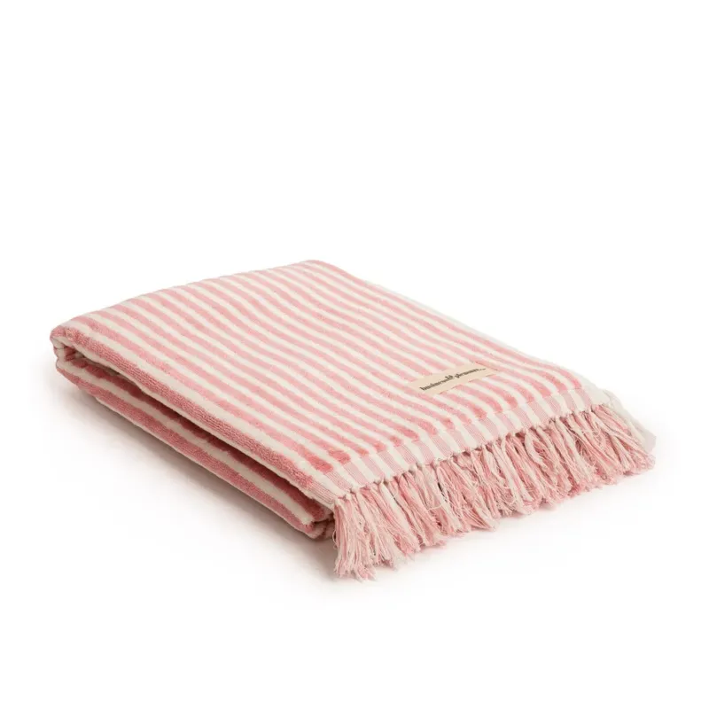Business & Pleasure Strandtuch - Farbe Pink Stripe