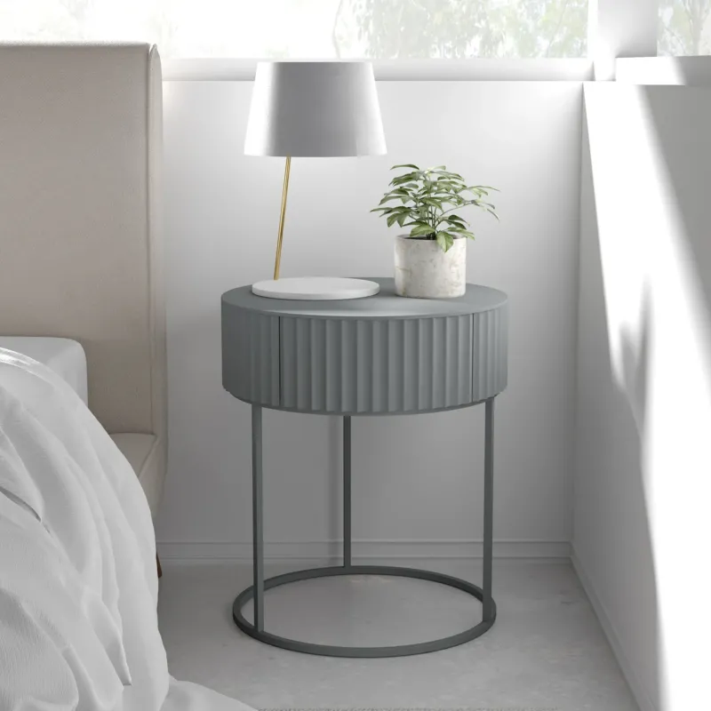 Beistelltisch Rill mit Schublade [en.casa]