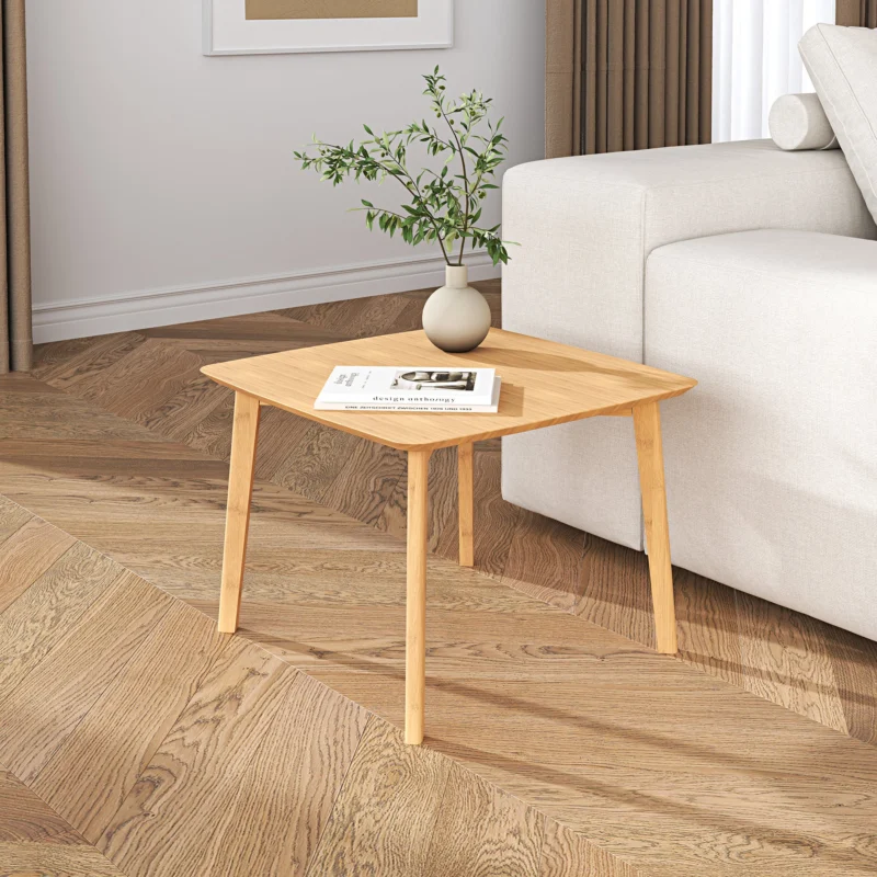 Beistelltisch Haad 45x50x50 cm Bambus Natur [en.casa]