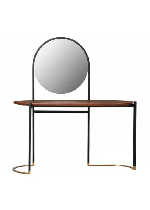 Blink Vanity Walnut natural Black sand/gold von Stellar Works