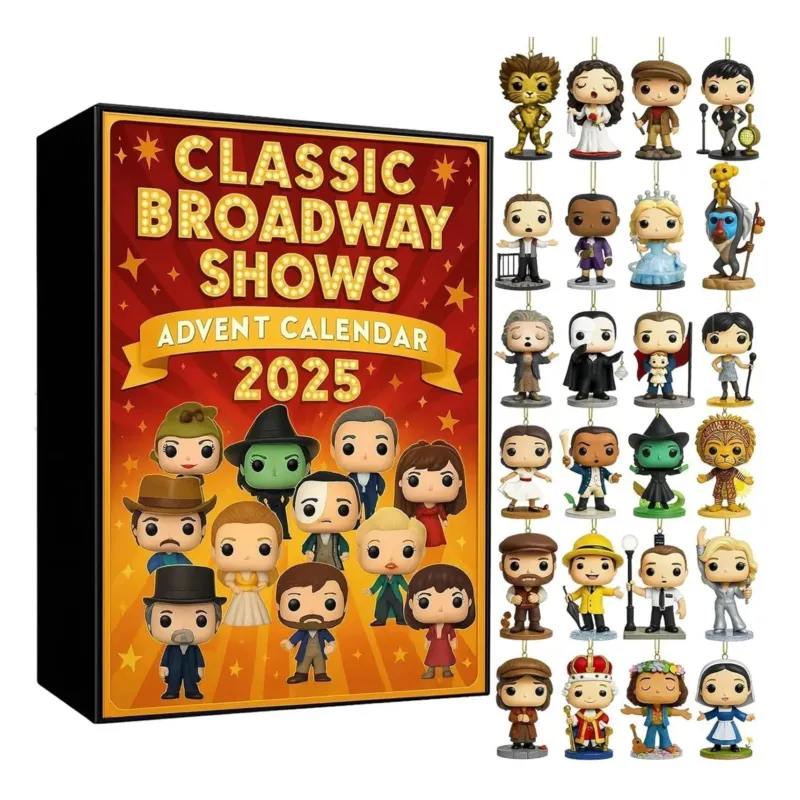 Broadway Advent Calendar 2025 Musical Theater Characters Collection - Product showcase
