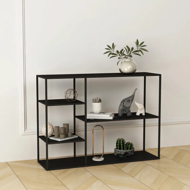 Standregal Isojoki 120x35x87,5 cm Metall [en.casa] - premiumXL