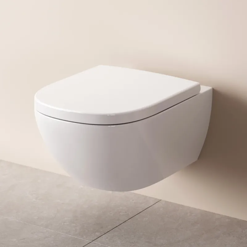 Wand-WC Above AquaSpin spülrandlos mit WC-Sitz – CAB1900PSC