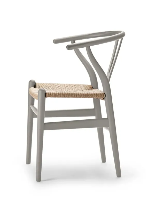 Wishbone Chair CH24 Soft Silver Grey von Hans J. Wegner – Bild 3