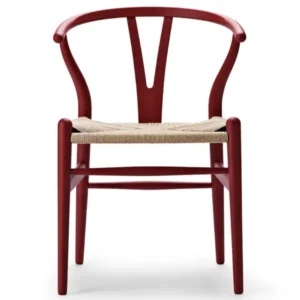 Wishbone Chair CH24 Soft Red Brown von Hans J. Wegner