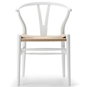 Wishbone Chair CH24 Soft Natural White von Hans J. Wegner