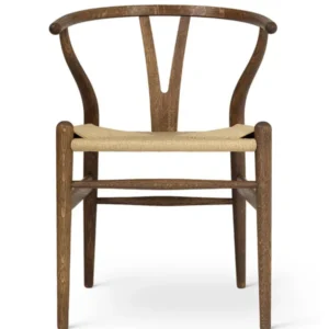 Wishbone Chair CH24, Eg geräuchert, Oli von Hans J. Wegner