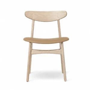 CH30P Esszimmerstuhl, seifenbehandelt Eiche, Thor 325 Leder von Hans J. Wegner