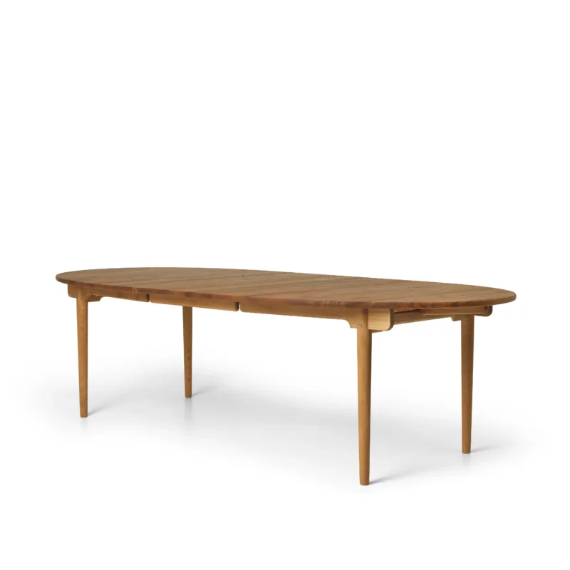 CH338 Esstisch, Teak Mix Special Edition inkl. 1 Zusatzplatte von Carl Hansen & Søn