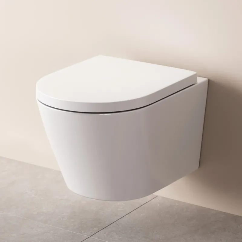 Wand-WC Flash AquaSpin spülrandlos mit WC-Sitz – CNA1901PSC