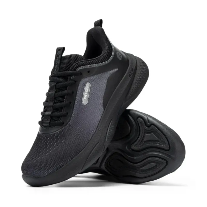 Wide Fit Athletic Trainers Breathable Mesh Non-Slip Design - Product showcase