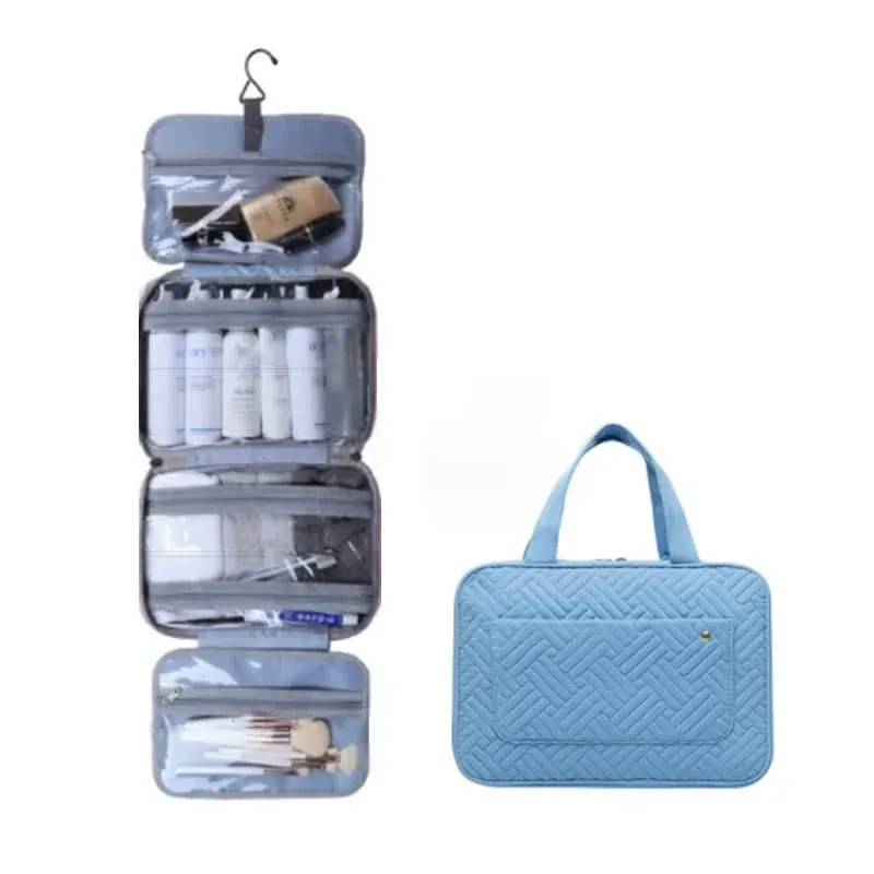 Travel Cosmetic Organizer 4 Compartment Hanging Design - Product example