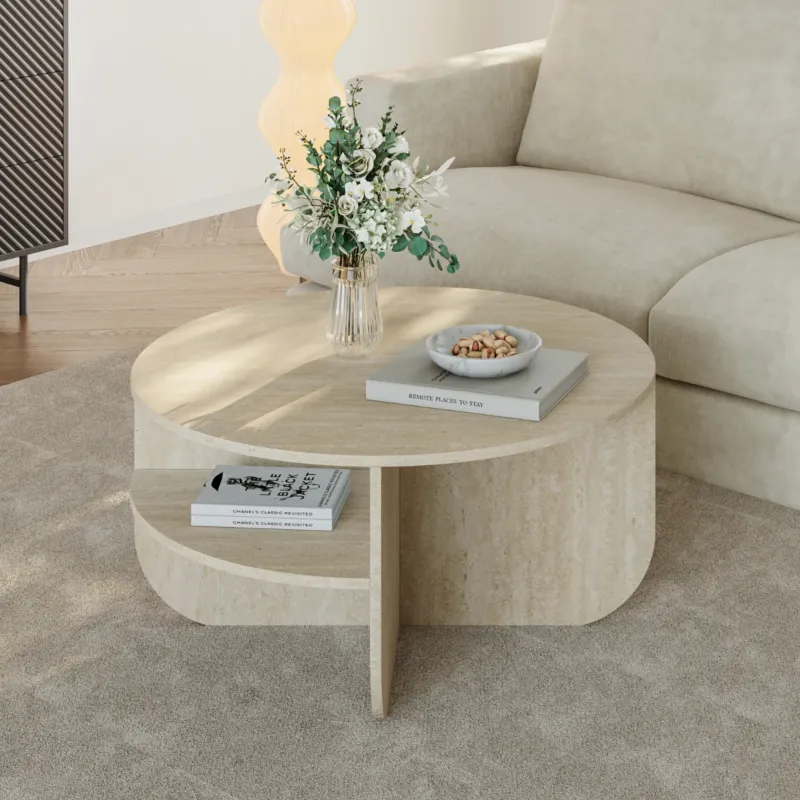Couchtisch Reykhon Ø80x41 cm [en.casa]