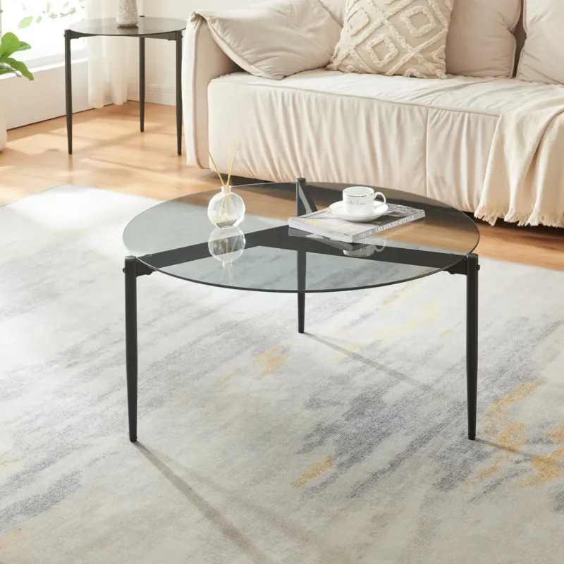 Couchtisch Ulökantaa Ø80x40 cm [en.casa]