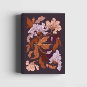 Coffee Table Book - Notizbuch mit Pfirsichblüten-Motiv
