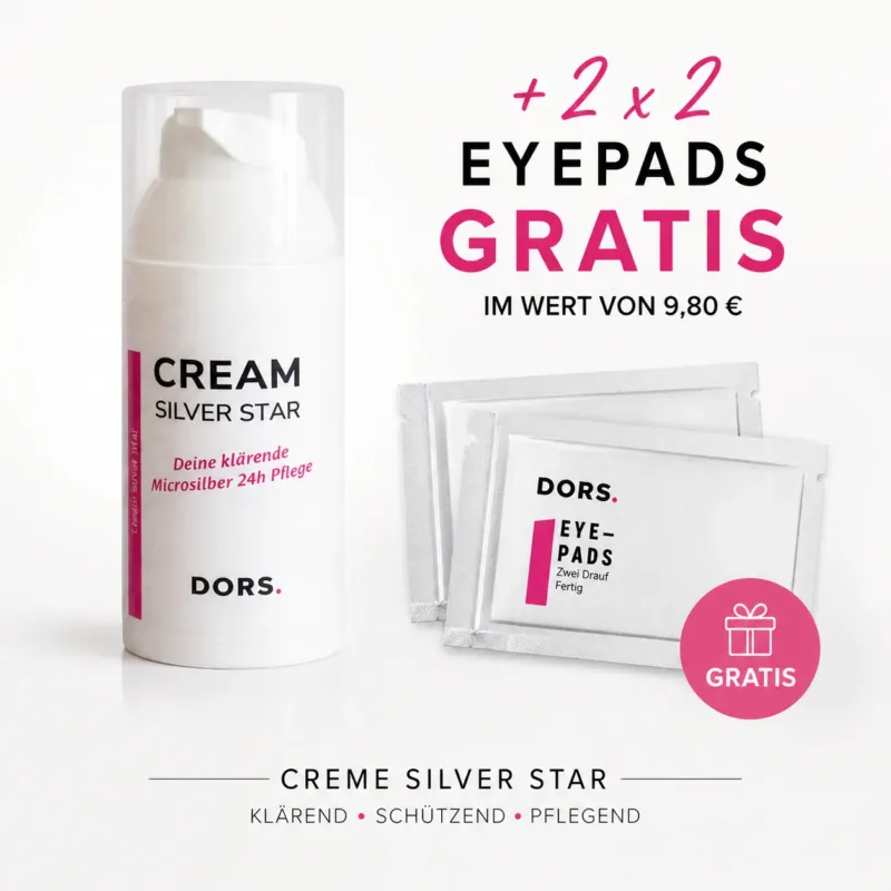 DORS. Cream Silver Star 50 ml Testpaket + 2 x DORS Eye Pads GRATIS