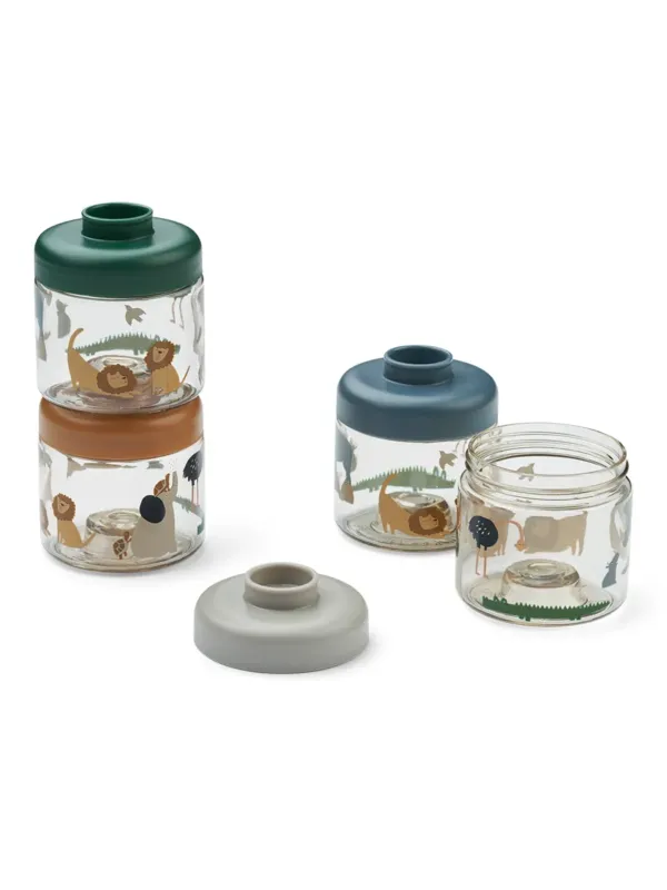 Dominique Baby Food Boxes 4er-Pack, All together/Sandy von Liewood