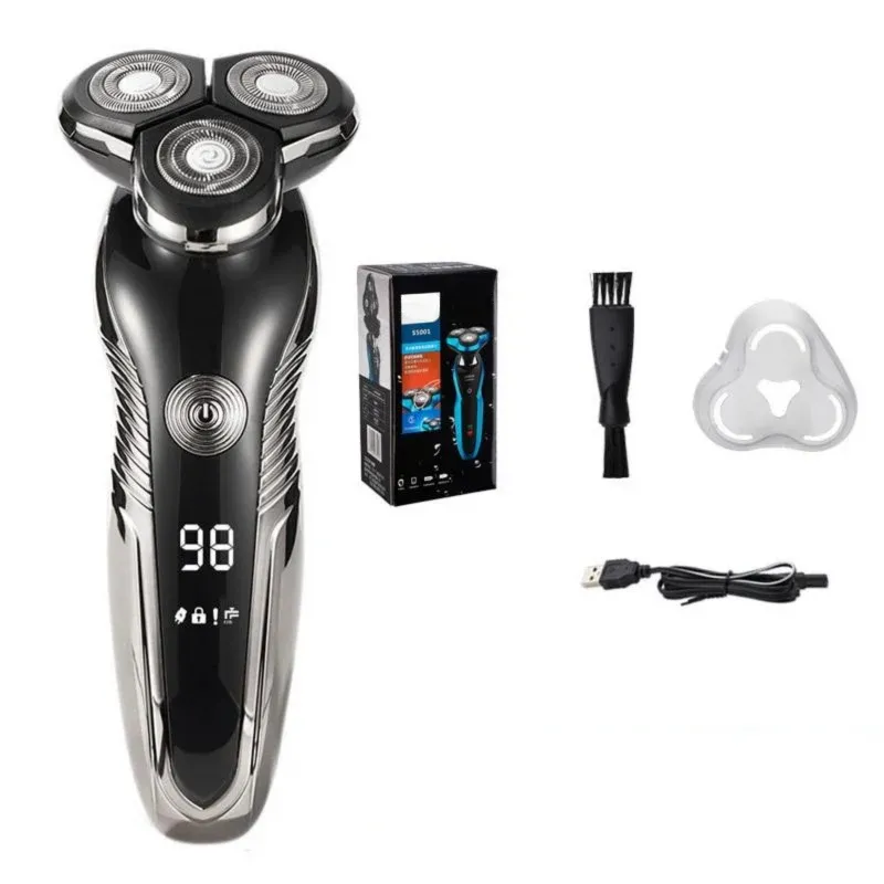 Smart Electric Shaver LCD Display Waterproof Design - Product showcase
