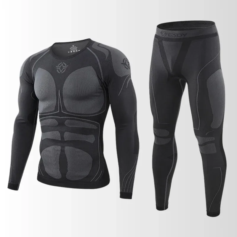 Performance Thermal Base Layer Seamless Winter Sports Compression Set - Product showcase
