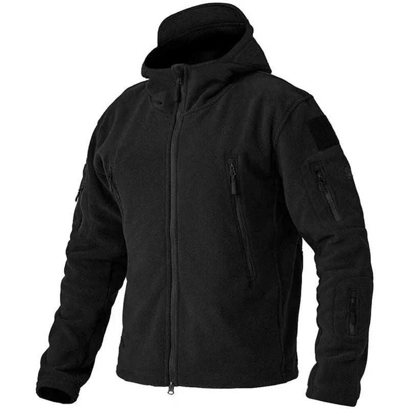 Mens Windproof Fleece Jacket Tactical Winter Outerwear - Product showcase