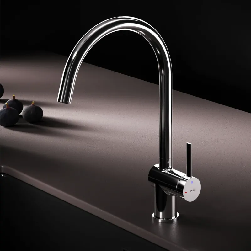 Küchenarmatur Func mit schwenkbarem Auslauf und EcoStart – F8F07000