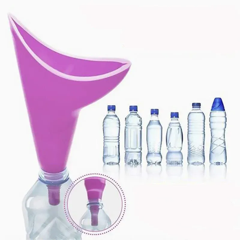 Womens Standing Urinal Ergonomic Silicone Funnel - Product showcase