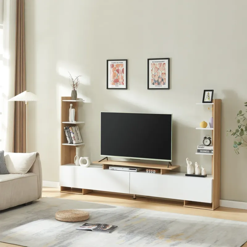 Fernsehschrank Rauki 233x31x141 cm [en.casa]